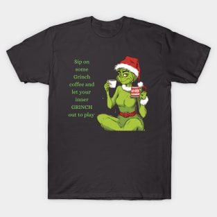 Cheeky Girl Grinch T-Shirt